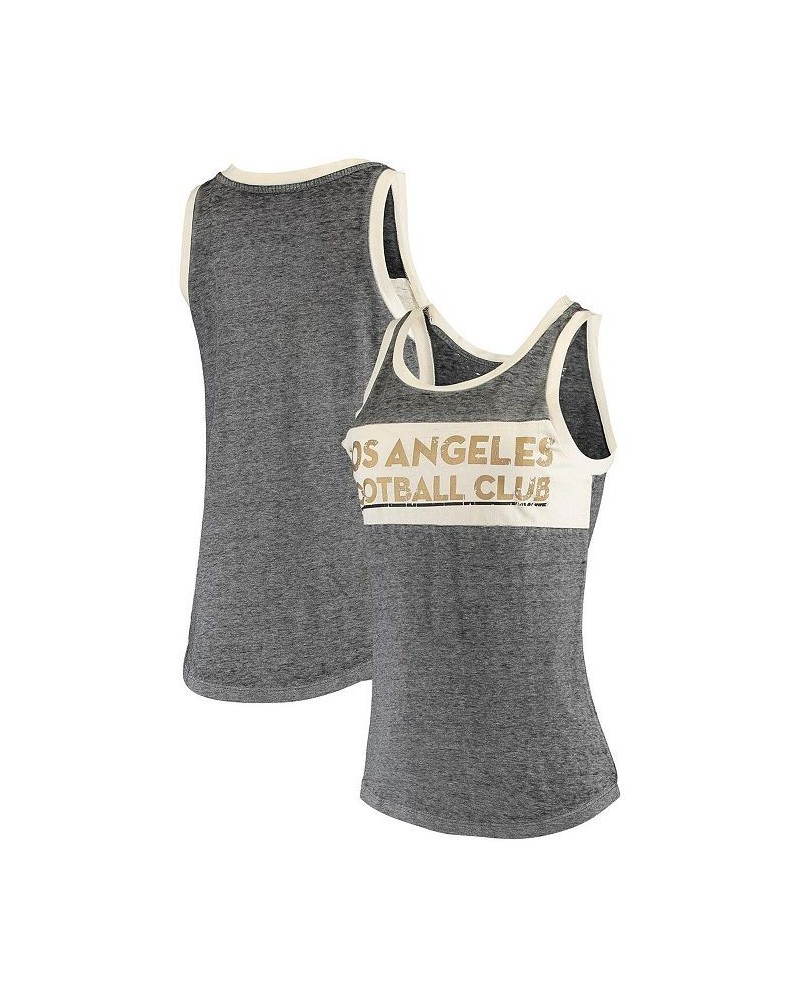 Women's Charcoal and Cream LAFC Loyalty Tank Top Charcoal, Cream $20.00 Tops
